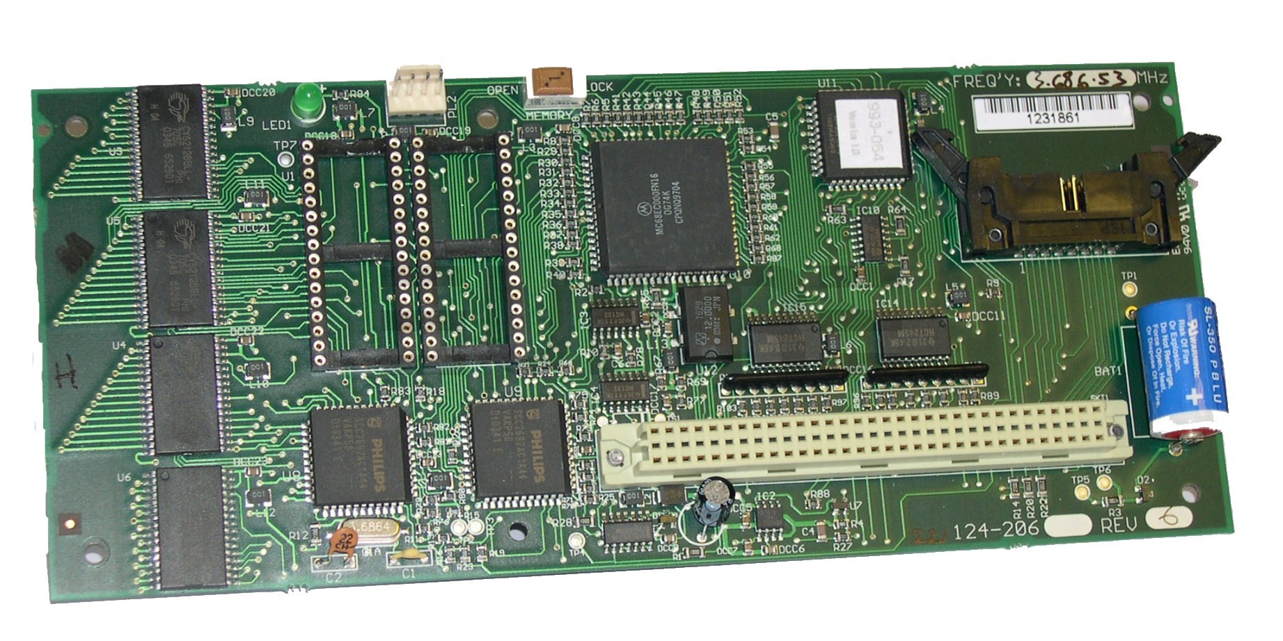 a Micro Processor pcb for ZX series panel (no software